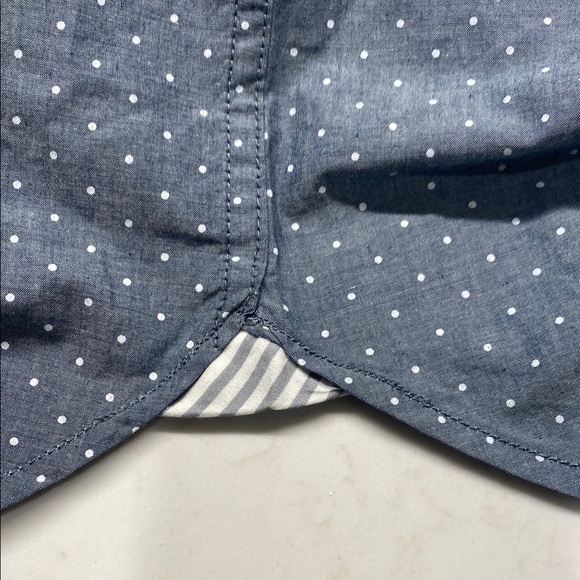 NWT Denim & Flower Blue and White Casual Button Down Chambray Shirt Men’s - Picture 9 of 13